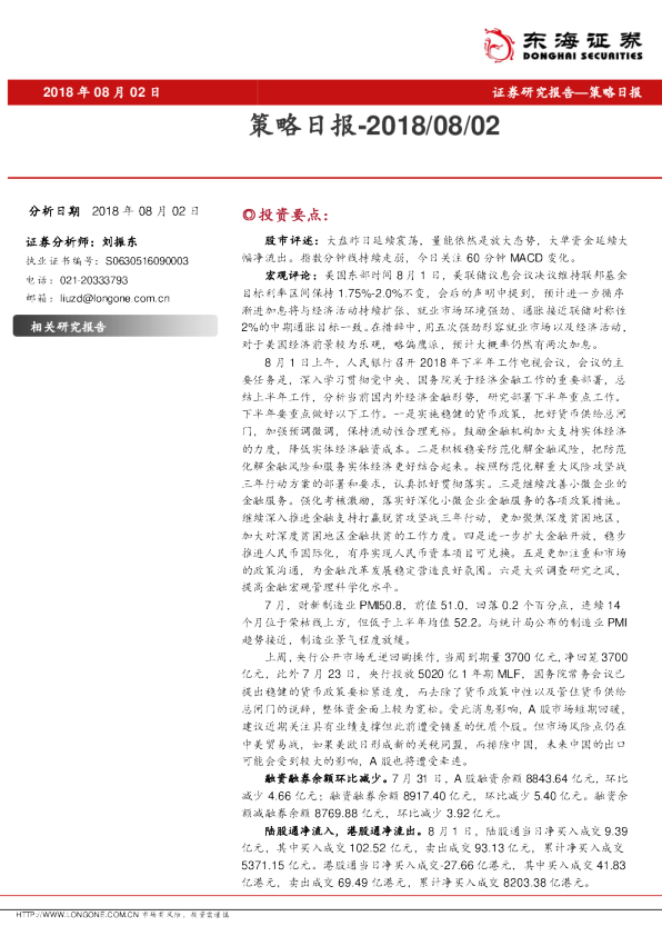 策略日报
