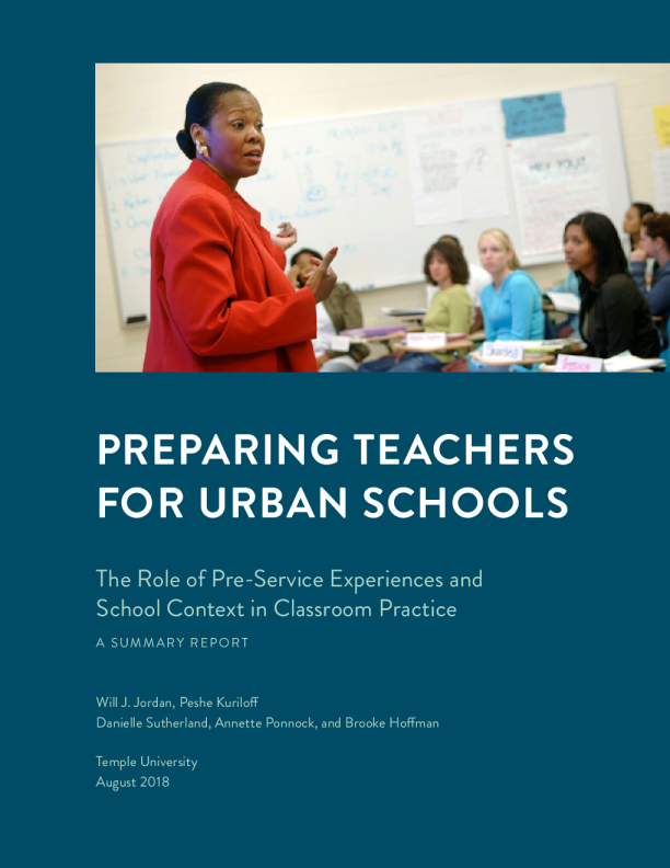 Teacher Preparation and Quality