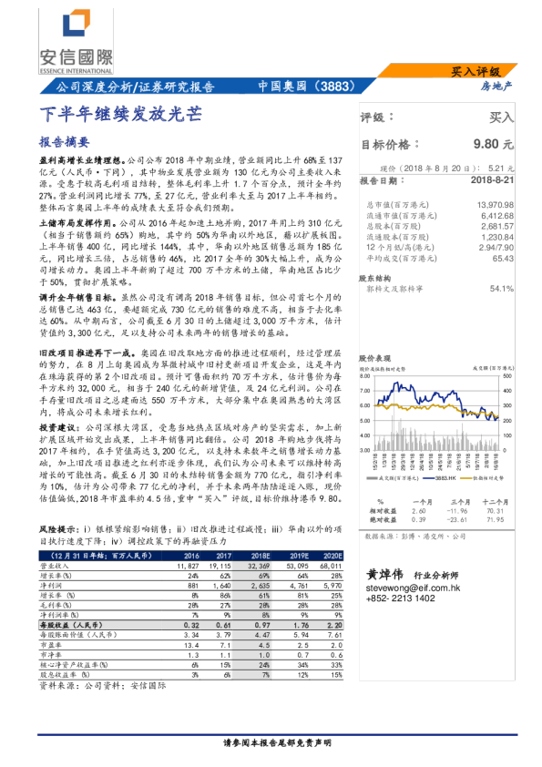 下半年继续发放光芒