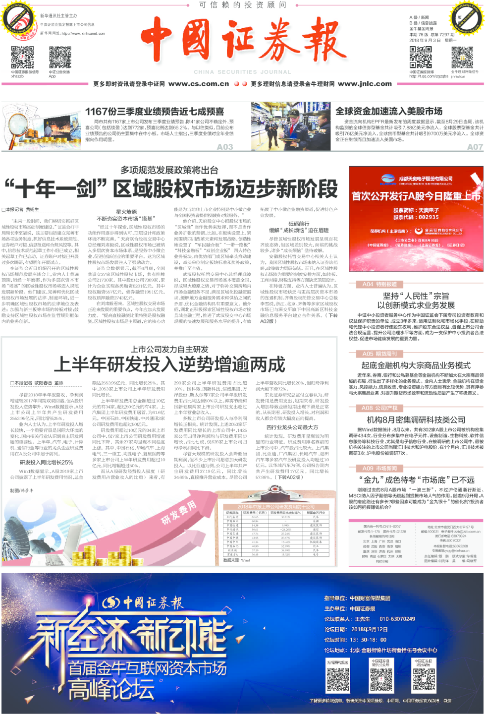 本期76版，总第7297期