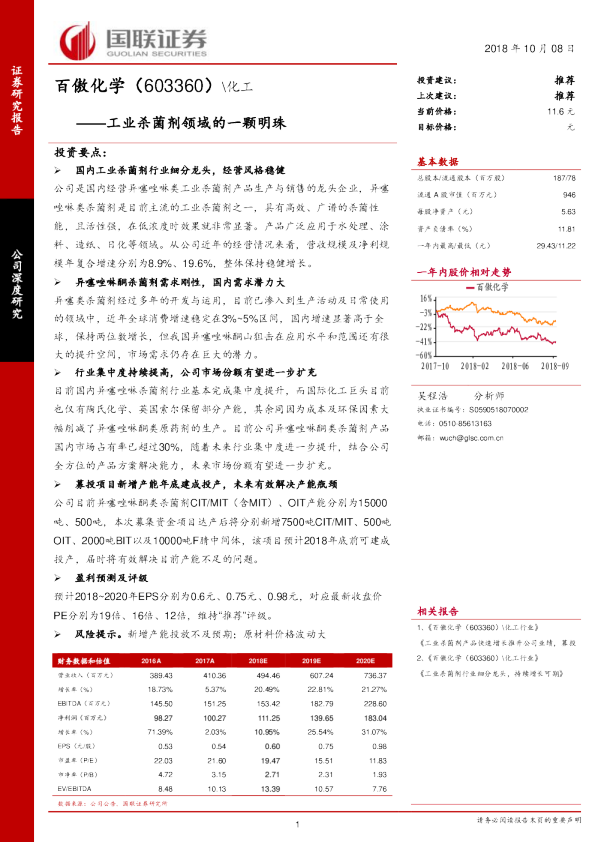 工业杀菌剂领域的一颗明珠