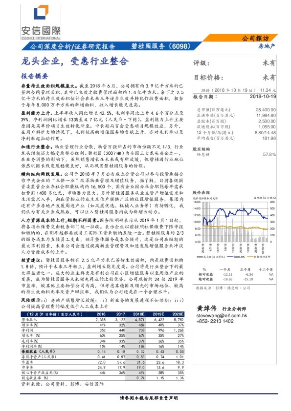 龙头企业，受惠行业整合