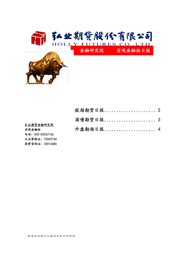 宏观金融日报