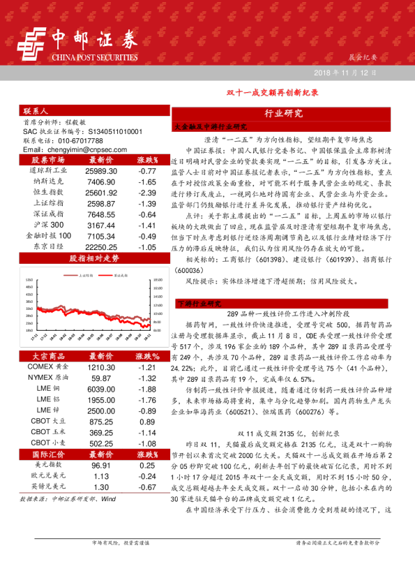 双十一成交额再创新纪录