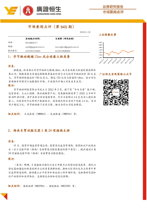 市场要闻点评（第945期）