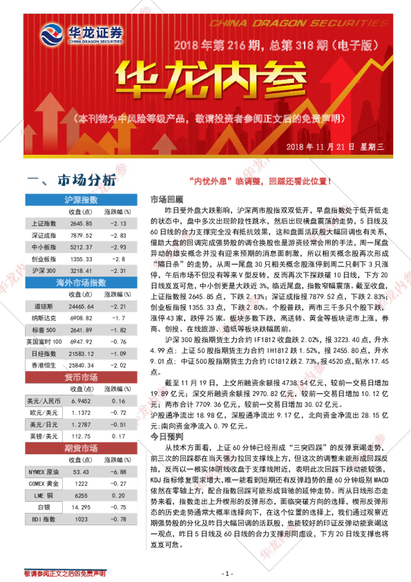 内参2018年第216期，总第318期（电子版）