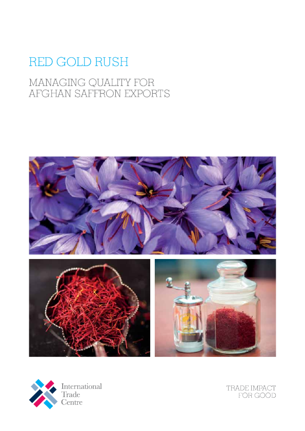 Red Gold Rush: Managing Quality for Afghan Saffron Exports