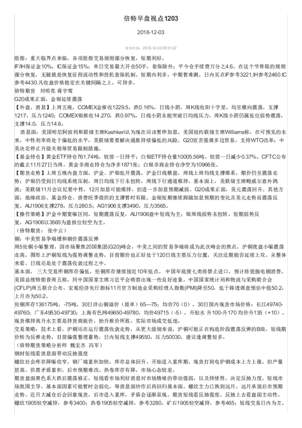 倍特早盘视点