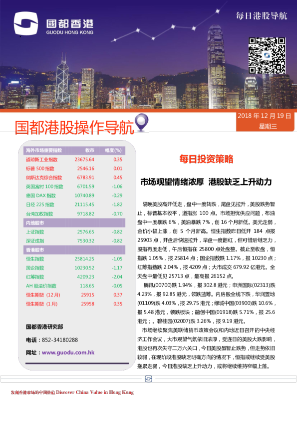 每日港股导航