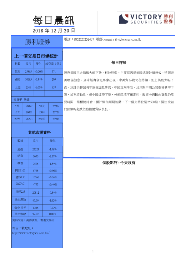 每日晨讯
