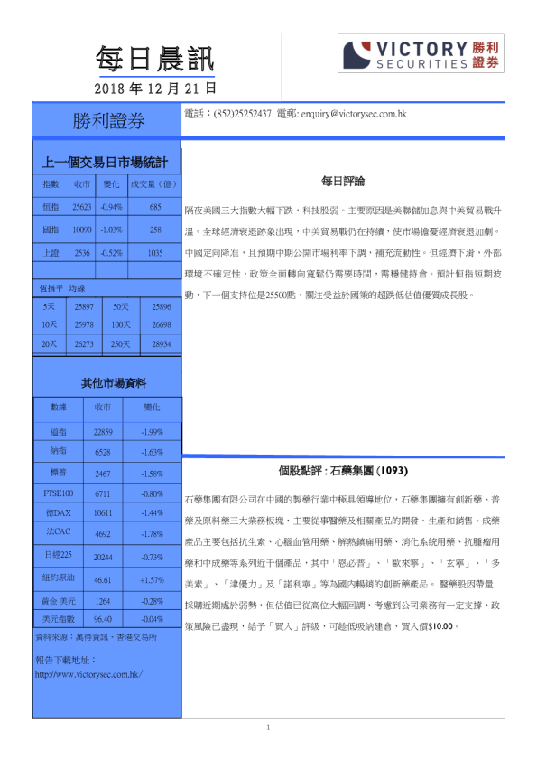 每日晨讯