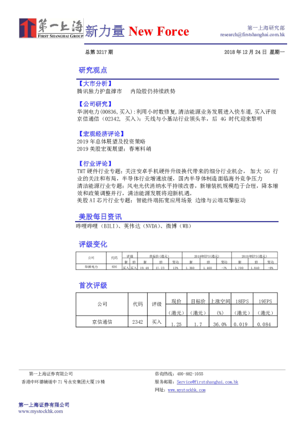第一上海证券新力量
