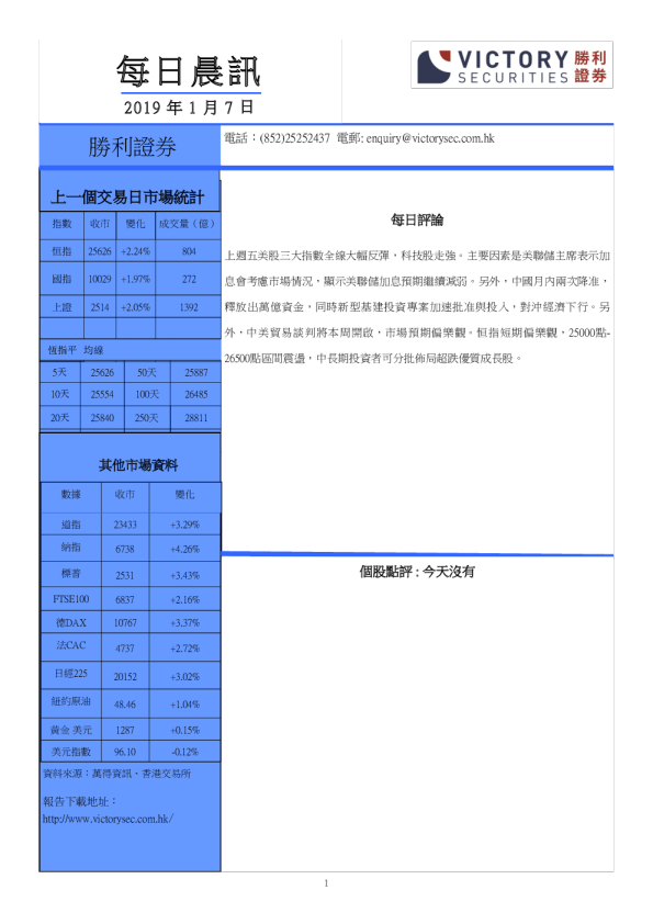 每日晨讯