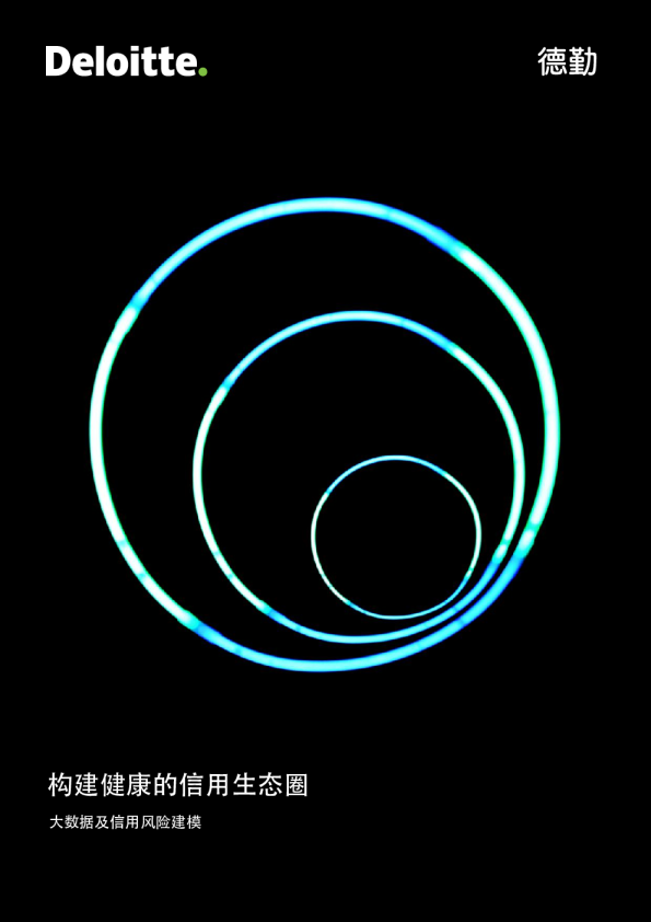 2018大数据及信用风险建模：构建健康的信用生态圈