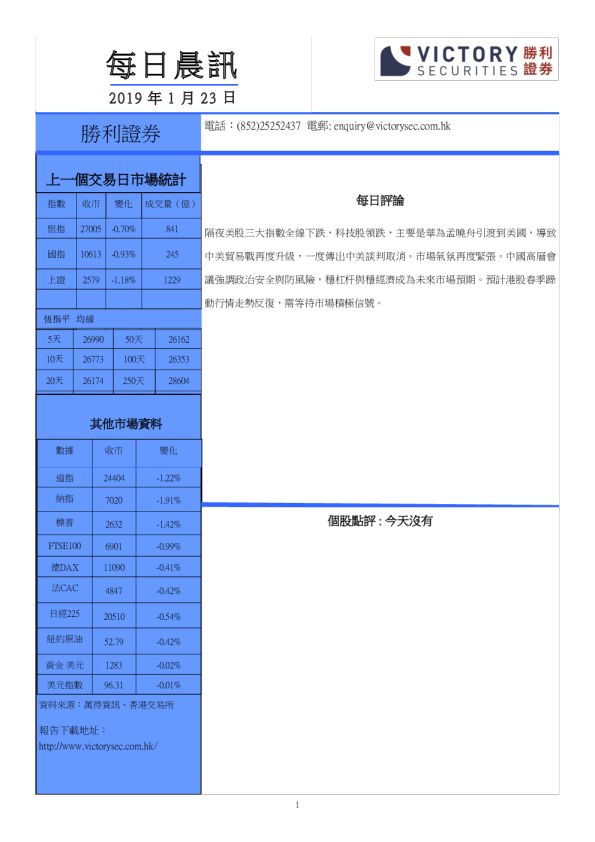 每日晨讯