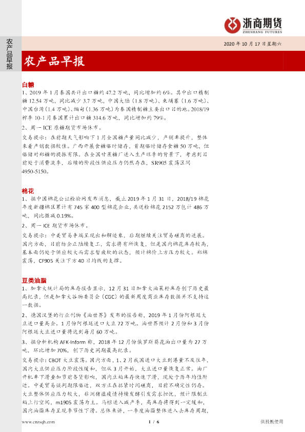 农产品今日早报