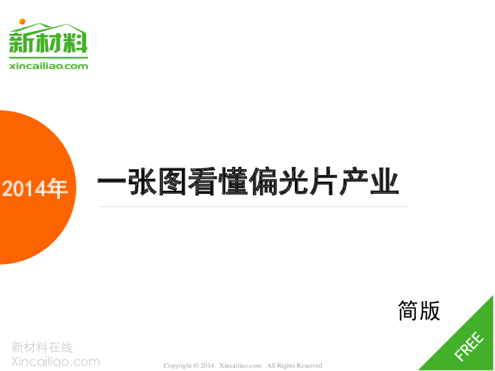 一张图看懂偏光片产业