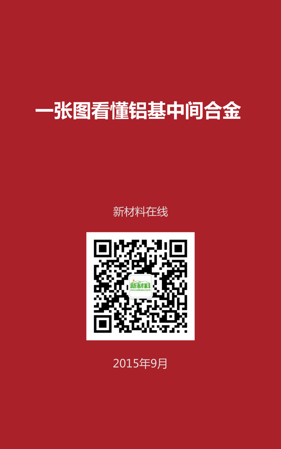 一张图看懂铝基中间合金研究报告