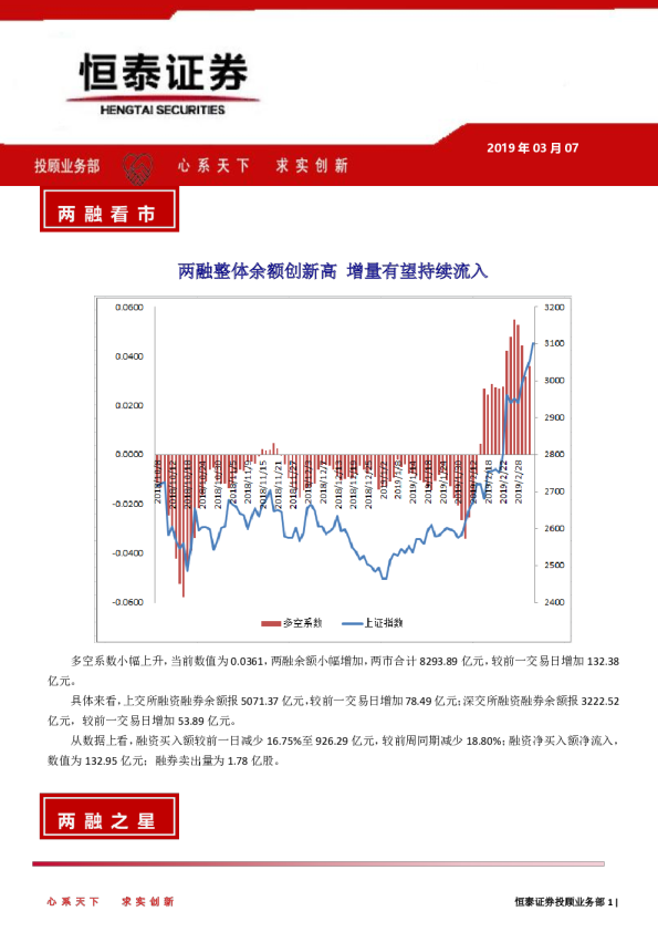 两融整体余额创新高，增量有望持续流入