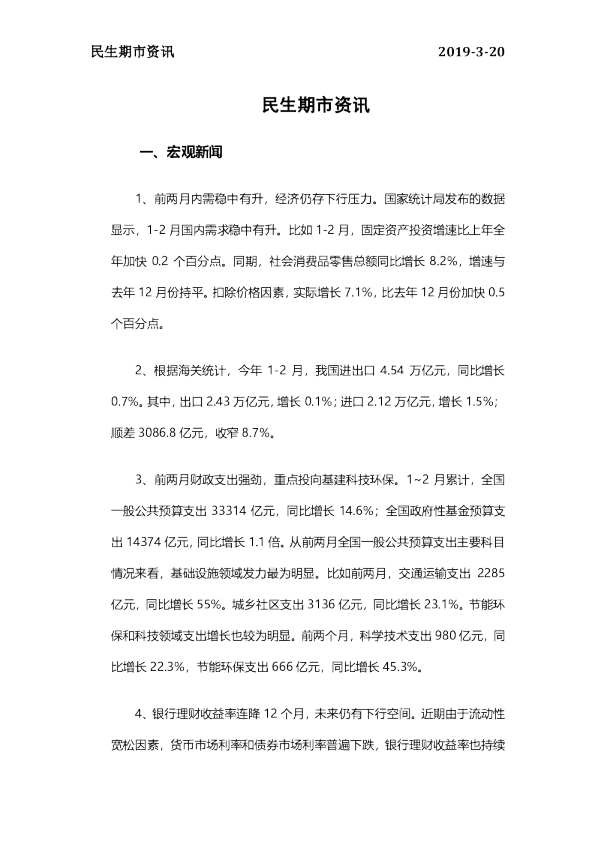 民生期市资讯