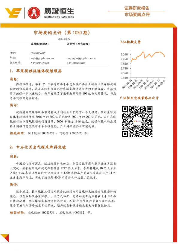 市场要闻点评（第1030期）