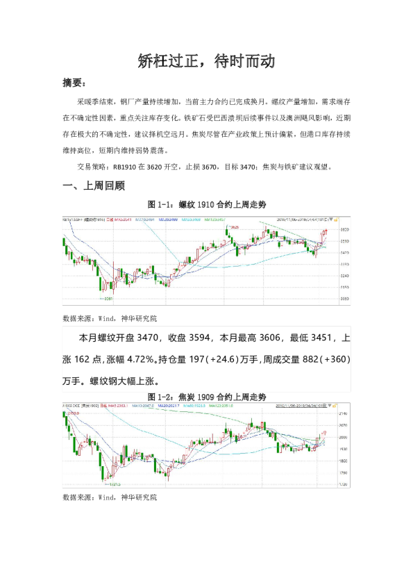 矫枉过正，待时而动