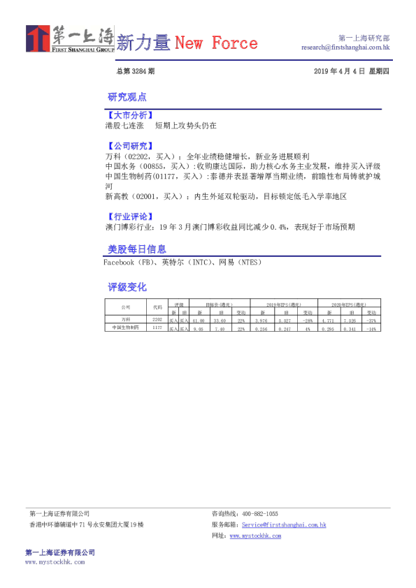 第一上海宏观研究