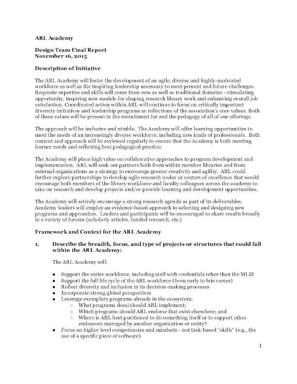 Design Teams’ Final Reports