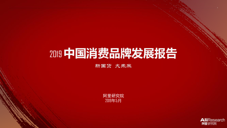 《2019中国消费品牌发展报告》