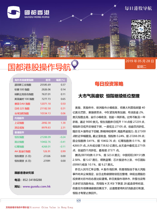 每日港股导航