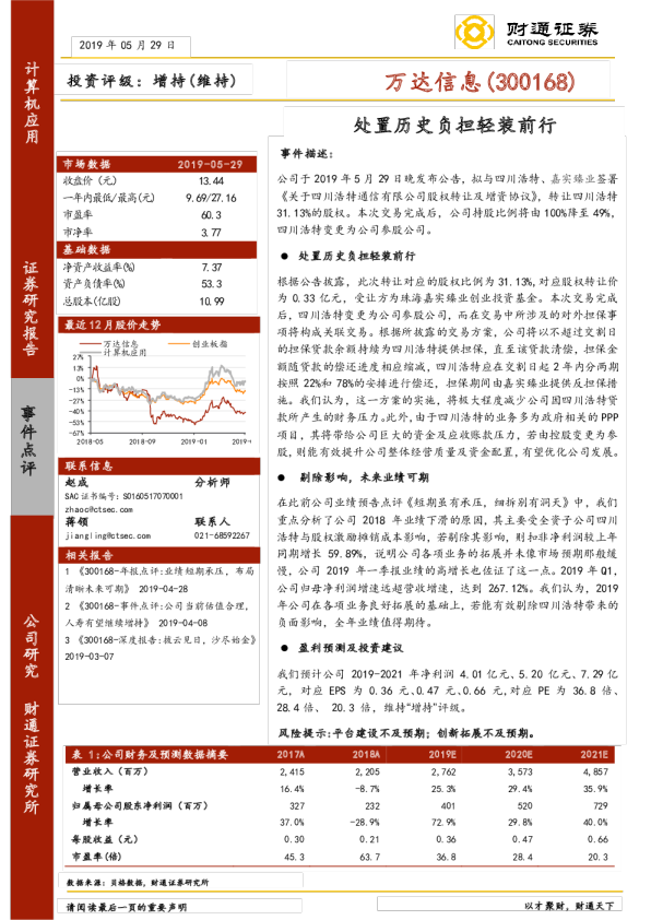 处置历史负担轻装前行