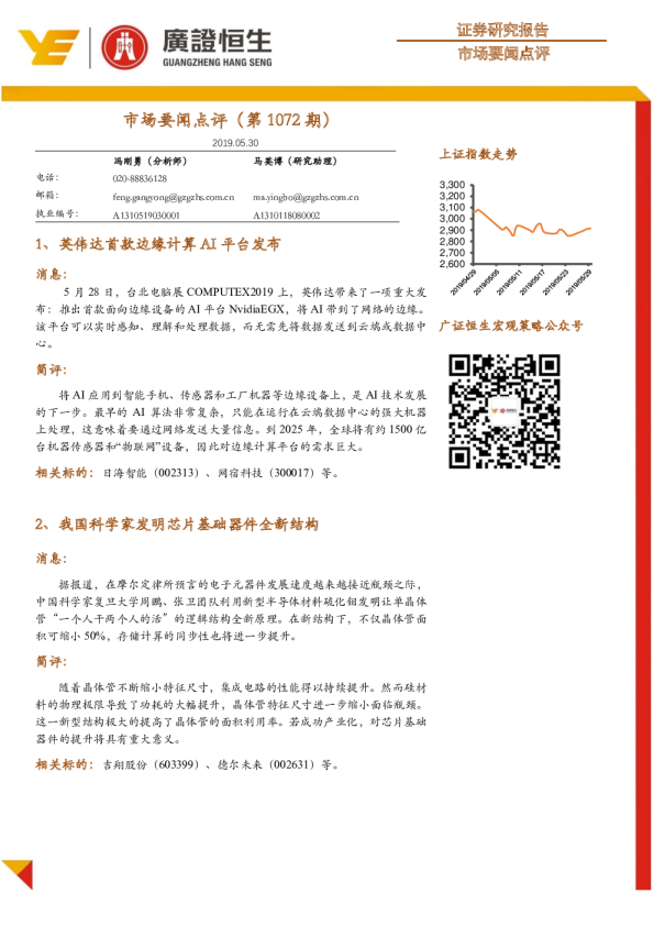 市场要闻点评（第1072期）