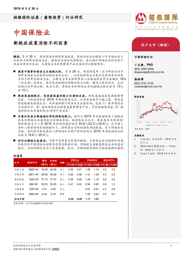 保险行业：新税收政策消除不利因素