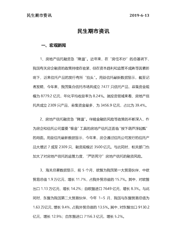 民生期市资讯