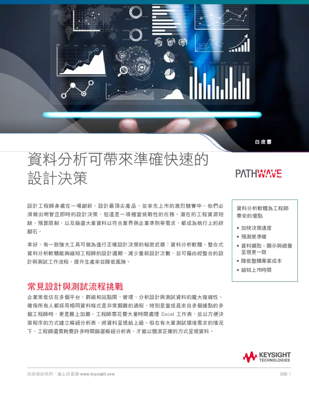 以資料分析實現準確快速的設計決策