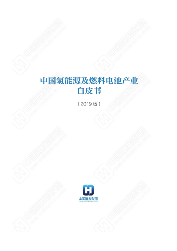 中国氢能源及燃料电池产业白皮书2019版