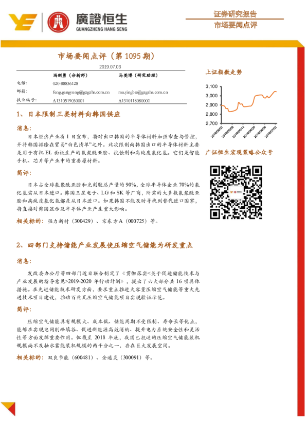 市场要闻点评（第1095期）