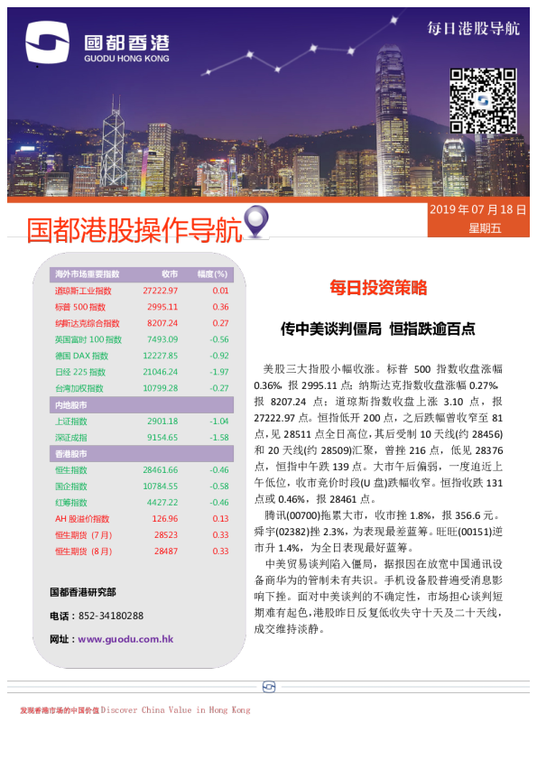 每日港股导航