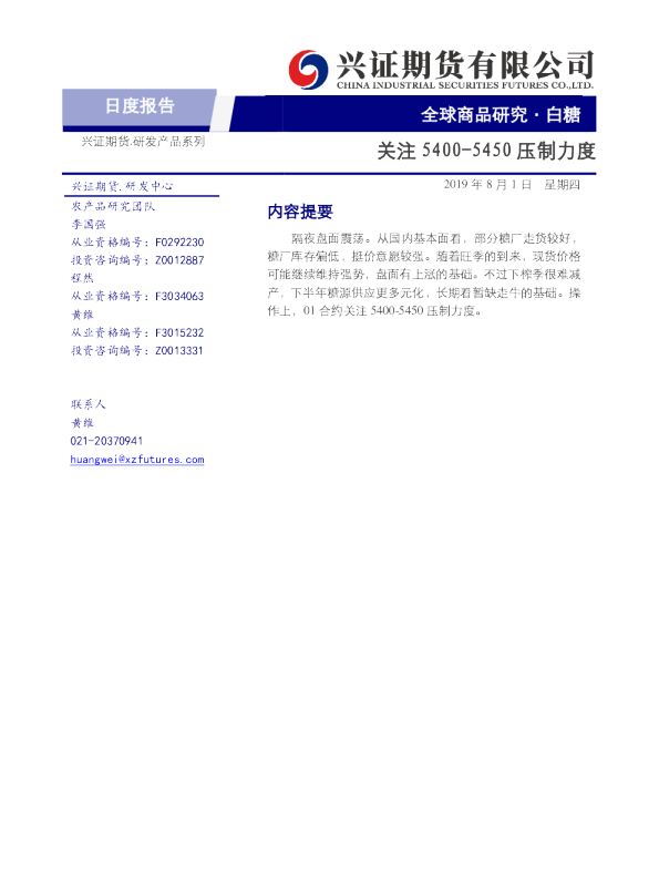 关注5400-5450压制力度