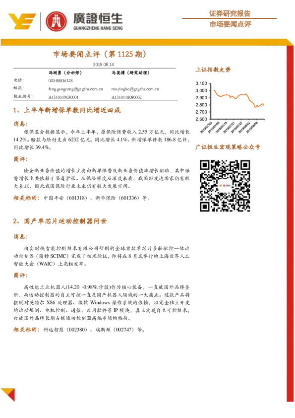 市场要闻点评（第1125期）