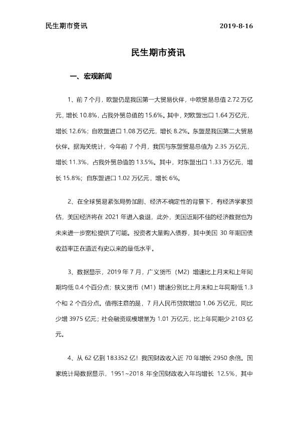 民生期市资讯
