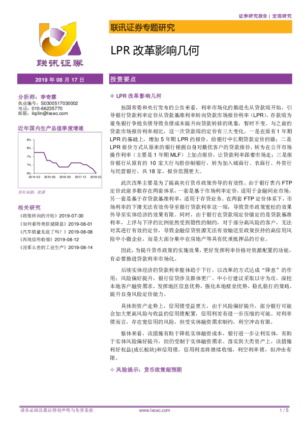 LPR改革影响几何