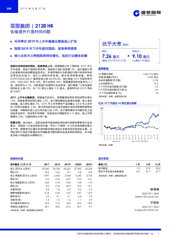 估值提升只是时间问题