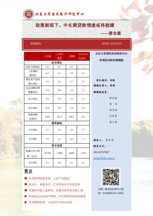 预测报告：政策新规下，中长期贷款增速或将趋缓