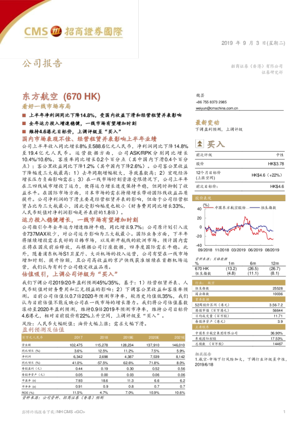 看好一线市场布局