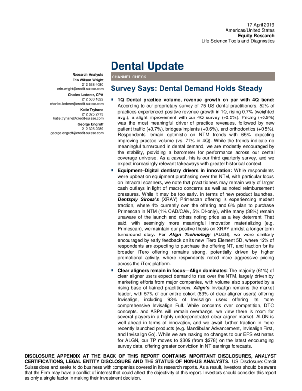 牙医调查显示：牙科需求保持稳定Survey Says: Dental Demand Holds Steady