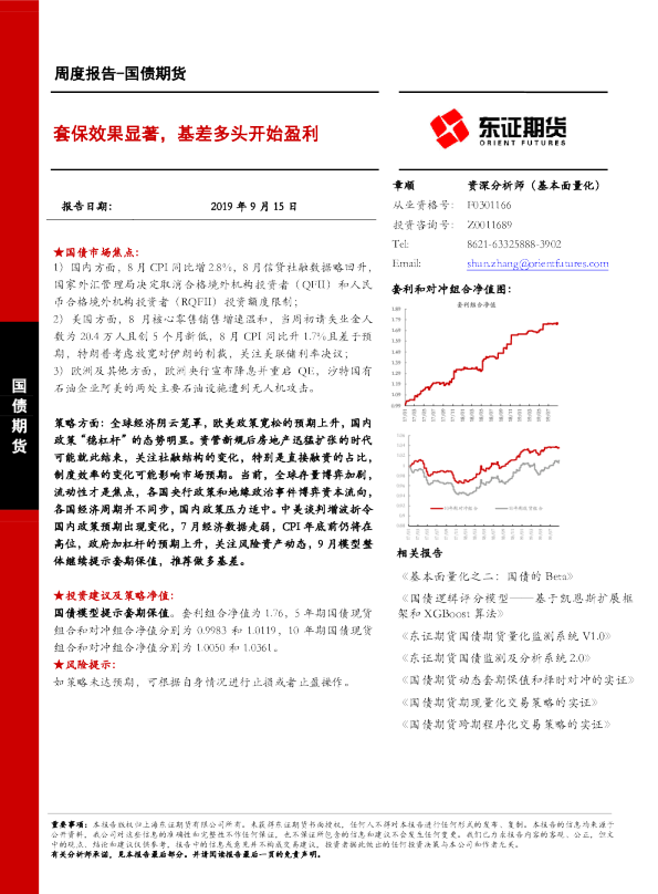 套保效果显著，基差多头开始盈利