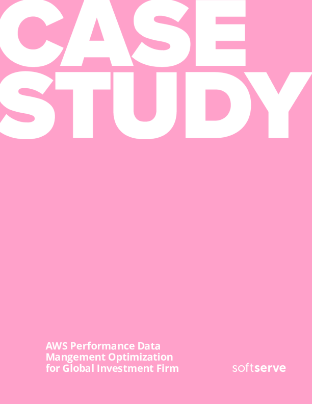 全球投资公司的AWS性能数据管理优化