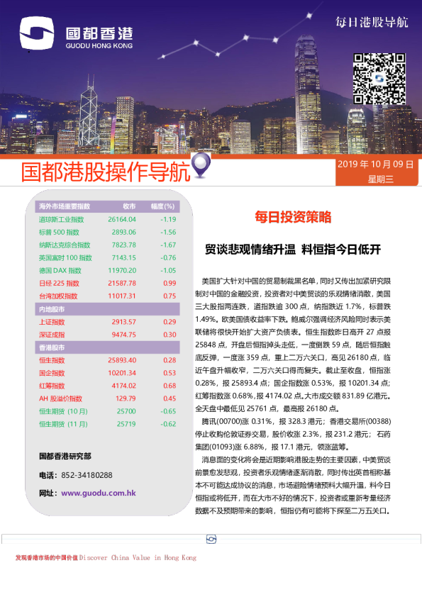 每日港股导航