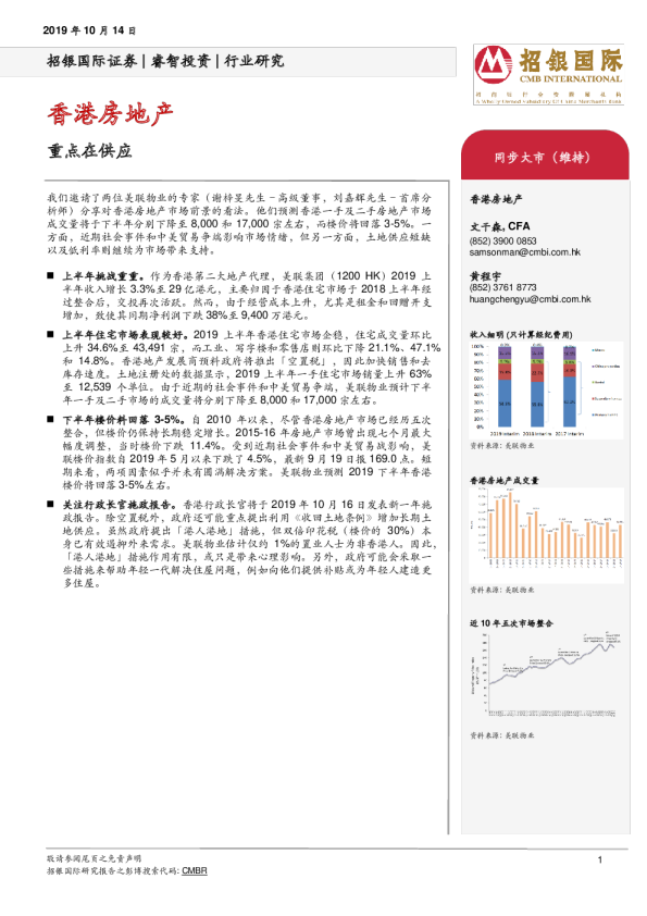 房地产行业：重点在供应